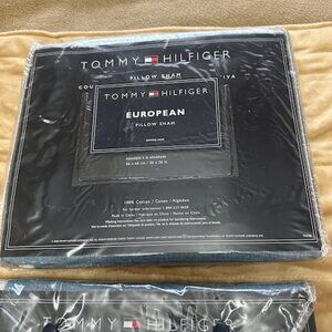 Tommy Hilfiger bed skits , queen andand two European shams
